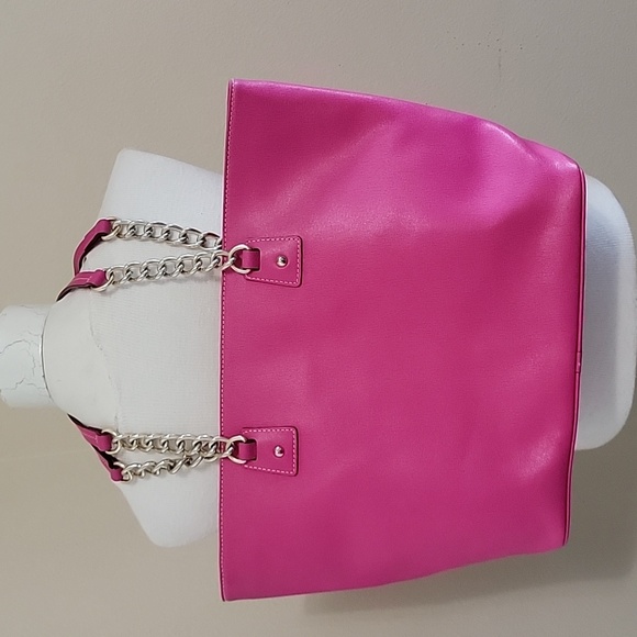 🌞H.P.🌞Dooney Bourke Pink w Gold Chain Handles - Picture 2 of 9